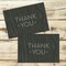 Great Papers! Thank You Note Card and Grey Envelope, Grey Woodgrain, 4.75" x 3.375"(folded), 10 count